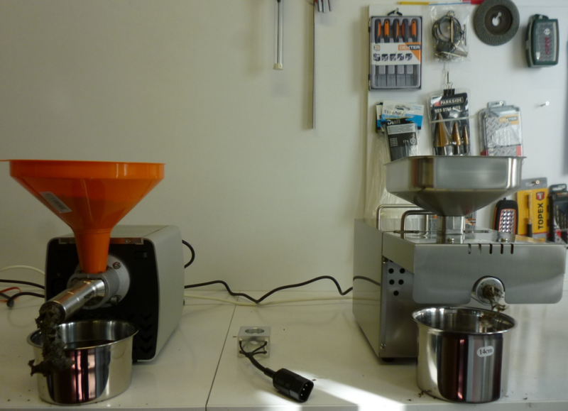 Presa ulei universala 220V + panza de filtrare